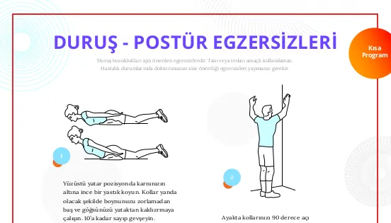 Duruş Bozukluğu Egzersiz Programı – durus bozuklugu egzersizleri